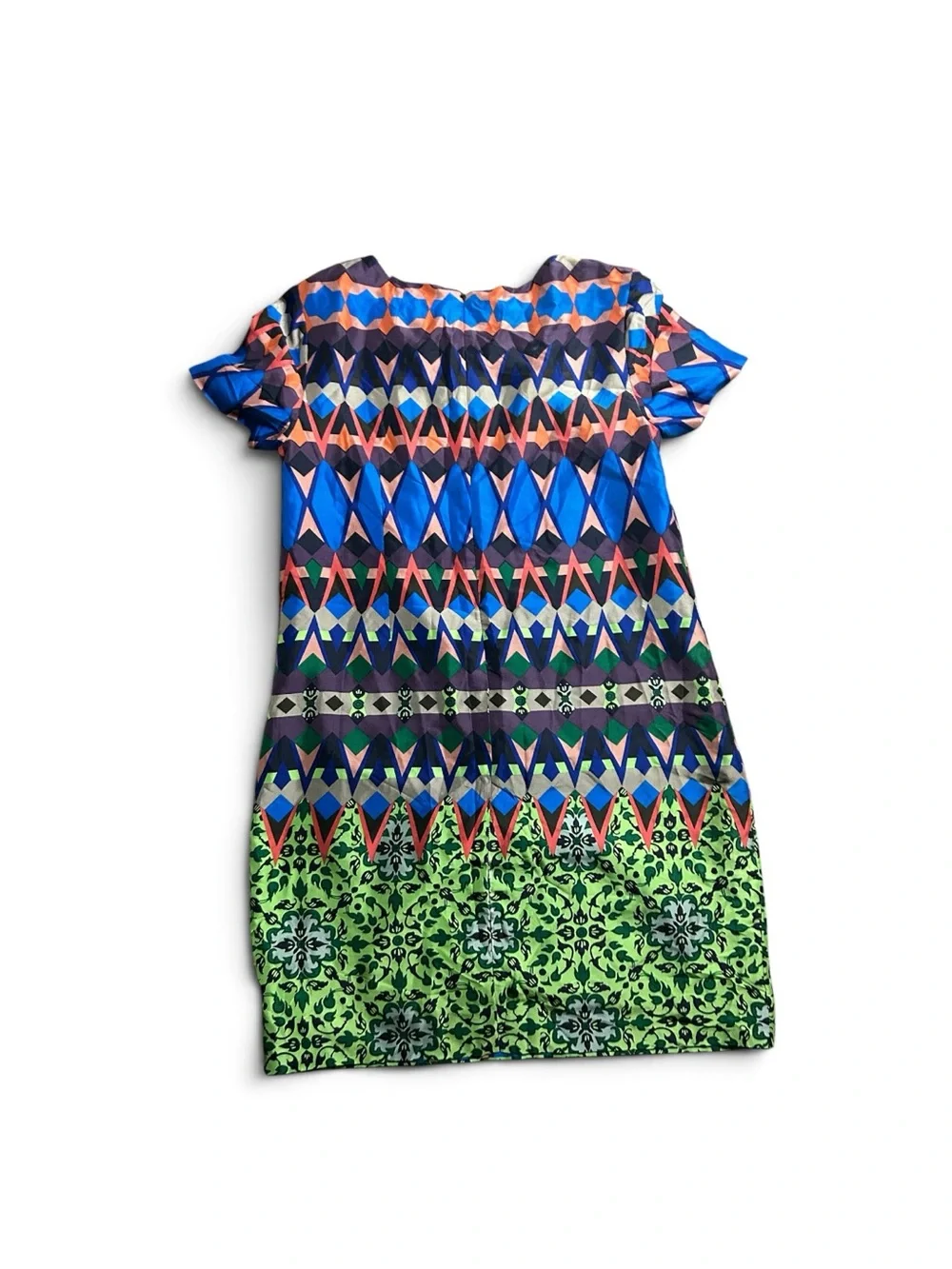J.Crew Gemstone Geometric Graphic Print Shift Dress. Size 6